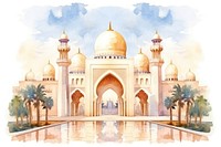 Architecture building mosque dome. AI generated Image by rawpixel.
