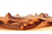 Desert mountain nature tranquility. AI generated Image by rawpixel.