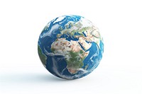 Planet earth sphere globe. AI generated Image by rawpixel.