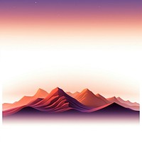 Mountain nature sunset desert. AI generated Image by rawpixel.