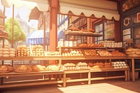 Bakery bread store food. AI generated Image by rawpixel.