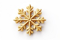 Gold snow snowflake brooch. AI generated Image by rawpixel.