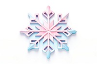 Snowflake art white background celebration. 