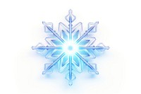 Snowflake blue white background illuminated. AI generated Image by rawpixel.