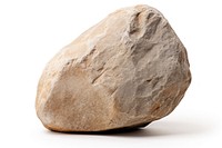 Mineral stone rock white background. AI generated Image by rawpixel.
