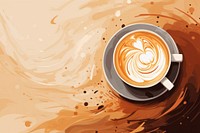 Coffee latte backgrounds drink. 