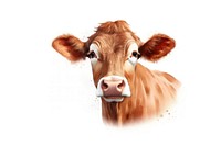 Cow livestock portrait mammal. AI generated Image by rawpixel.