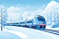 Train locomotive outdoors vehicle. AI generated Image by rawpixel.