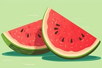 Watermelon fruit plant food. AI generated Image by rawpixel.