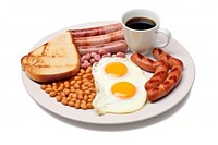 Breakfast coffee bread plate. AI generated Image by rawpixel.