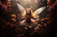 Nature flower fairy representation. 