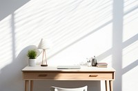 Furniture table chair white. AI generated Image by rawpixel.