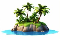 Island tree outdoors tropical. AI generated Image by rawpixel.