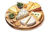 Cheese bread plate food. 