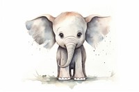 Animal elephant wildlife drawing. AI generated Image by rawpixel.