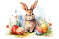 Animal mammal easter bunny. AI generated Image by rawpixel.