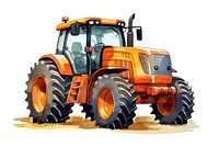 Tractor vehicle cartoon wheel.