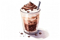 Chocolate dessert cartoon drink. AI generated Image by rawpixel.