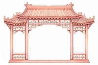 Architecture building gazebo white background. AI generated Image by rawpixel.