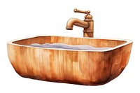 Sink bathtub tap bathroom. AI generated Image by rawpixel.