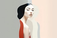 Portrait adult women contemplation. AI generated Image by rawpixel.