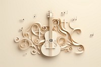 Guitar paper music performance. AI generated Image by rawpixel.