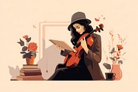Performer musician clothing apparel. AI generated Image by rawpixel.