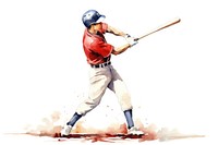 Baseball athlete cartoon helmet. AI generated Image by rawpixel.
