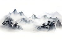 Mountain fog outdoors nature. AI generated Image by rawpixel.
