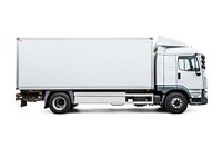 Truck vehicle van white background. AI generated Image by rawpixel.