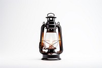 Lantern bottle lamp white background. 