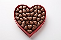 Chocolate dessert heart food. AI generated Image by rawpixel.