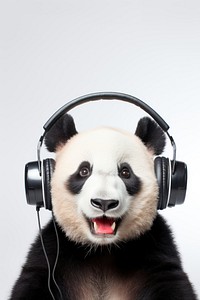 Headphones portrait headset mammal design