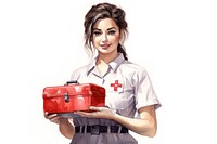 Adult box white background stethoscope. AI generated Image by rawpixel.