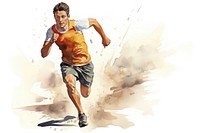 Running jogging shorts adult. AI generated Image by rawpixel.