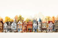 Architecture outdoors building suburb. AI generated Image by rawpixel.