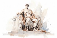 Statue sculpture art representation. AI generated Image by rawpixel.