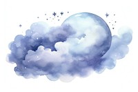 Outdoors nature cloud night. AI generated Image by rawpixel.