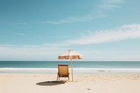 Outdoors beach furniture horizon. AI generated Image by rawpixel.