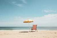 Outdoors beach furniture horizon. 