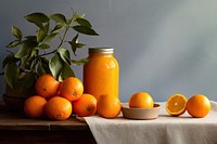 Fruit jar grapefruit orange. AI generated Image by rawpixel.