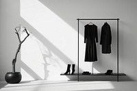 Furniture wardrobe footwear clothing. AI generated Image by rawpixel.