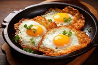 Egg fried food fried egg. 