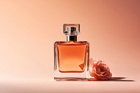 Perfume cosmetics bottle rose. AI generated Image by rawpixel.