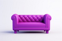 Furniture armchair sofa white background. AI generated Image by rawpixel.