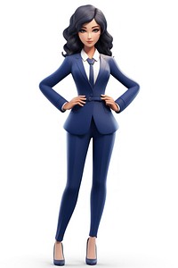 Cartoon adult suit white background. AI generated Image by rawpixel.