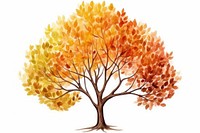 Tree drawing autumn plant. AI generated Image by rawpixel.