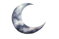 Moon astronomy crescent outdoors. AI generated Image by rawpixel.
