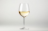 White wine glass drink white background refreshment. AI generated Image by rawpixel.