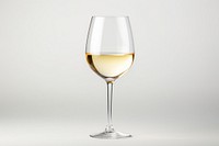 White wine glass drink white background refreshment. 